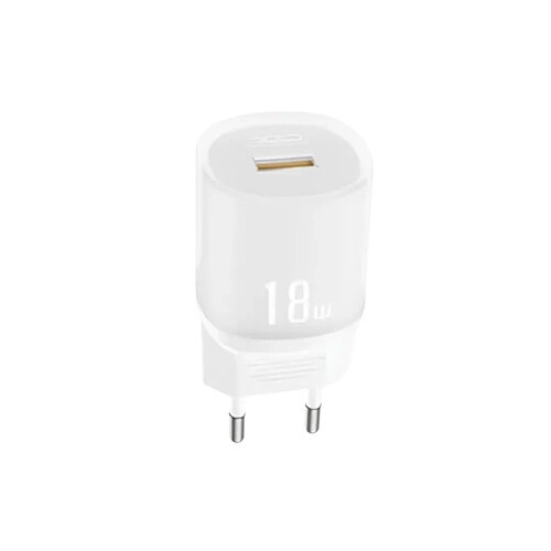 XO L157 18W EU Fast Charger Adapter with Lightning Cable