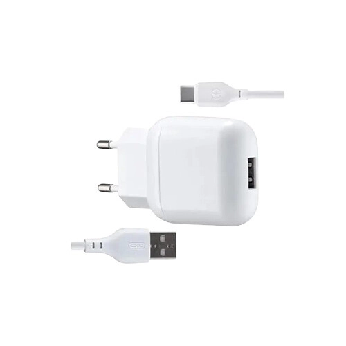 XO L37 10.5W Charger with USB Type-C Cable - 1