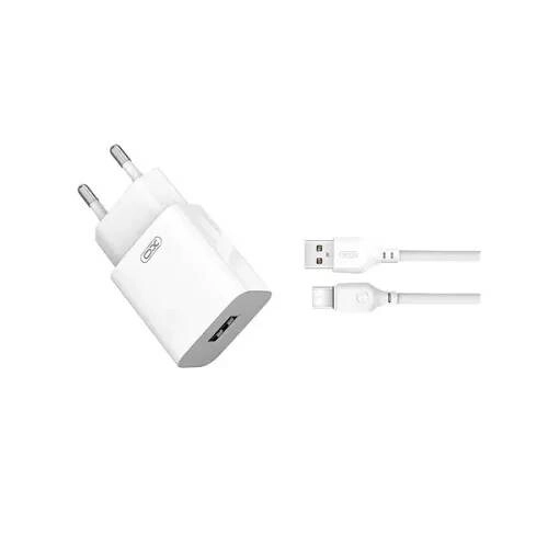 XO L99 EU 2.4A Fast Charger Adapter with Type-C Cable - 2