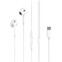 XO EP74 Wired USB Type-C Earphone (White)