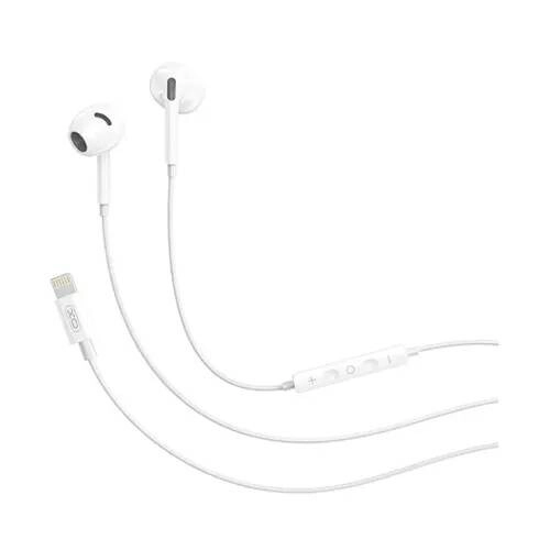 XO EP79 Wired Lightning Earphone (White) - 1