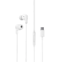 XO EP84 Type-C Wired White Half In-Ear Earphone
