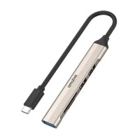 Amalink AL-9705D USB-C 2.0 Card Reader with 3-Port HUB