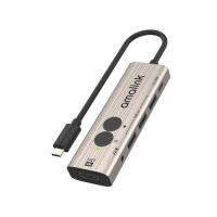 Amalink AL-UC123+ USB-C to HDMI Hub with Instant Screen-Off & One-Click mute
