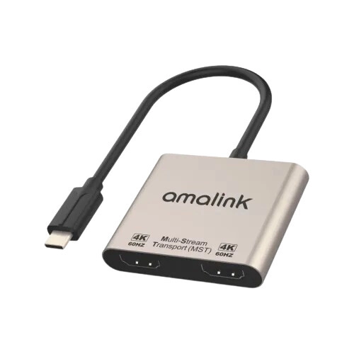 Amalink AL-9175B USB-C-Dual HDMI Adapter
