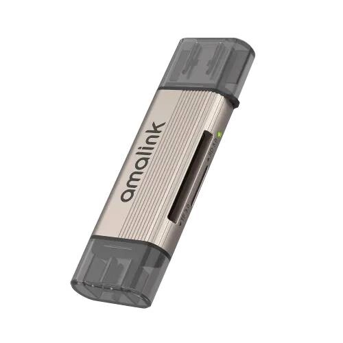 Amalink AL-CR531A 2-in-2 USB 3.0 A+C to SD+TF Card Reader