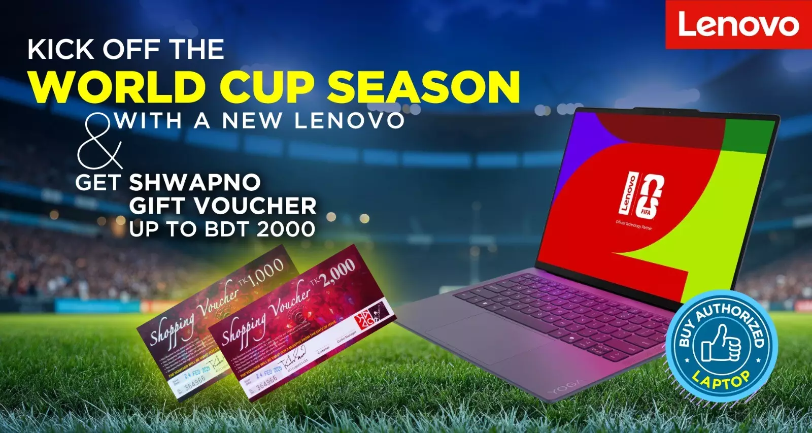 Lenovo Shwapno Voucher Offer