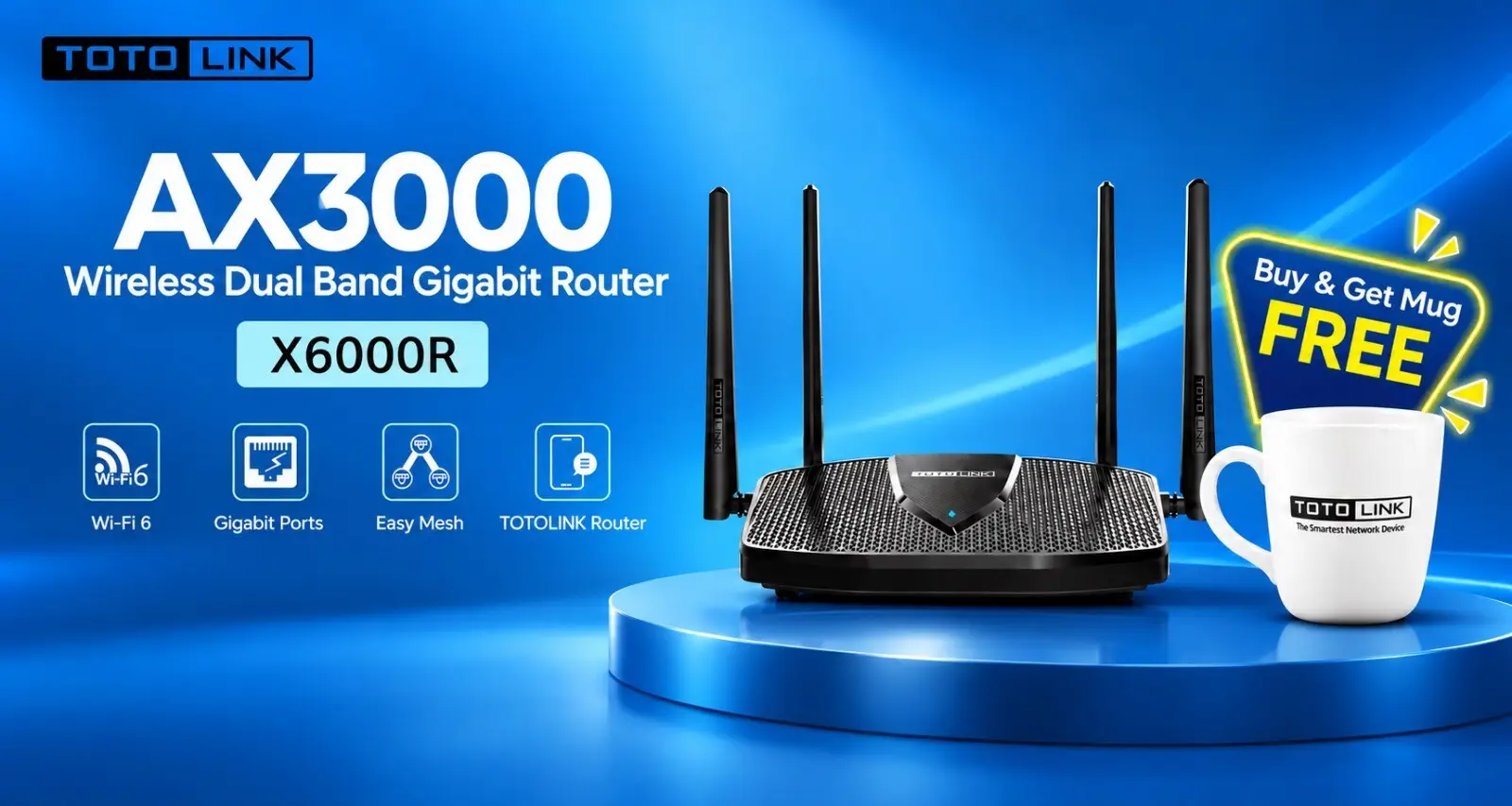 TotoLink router Mug Offer