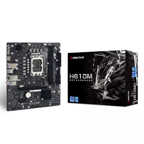BIOSTAR H610MH 12TH & 13TH GEN MICRO ATX INTEL MOTHERBOARD