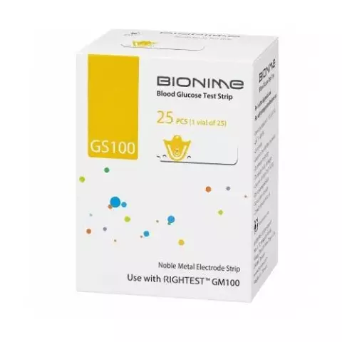 Bionime Blood Glucose GS100 Strip 25pcs