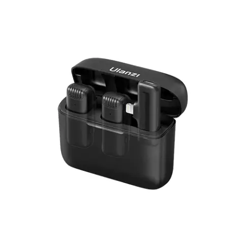 ULANZI J12 WIRELESS LAVALIER MICROPHONE SYSTEM With Charging Case For Type-C