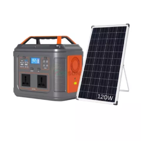 EcoSONIC AP-500 500W/537.6Wh Portable Power Station With Solar Panel