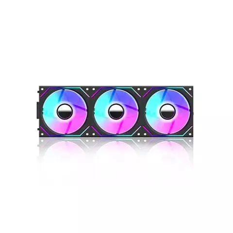 Jungle Leopard JM-V2 120mm Infinite Mirror Building block ARGB Casing Fan (Black)