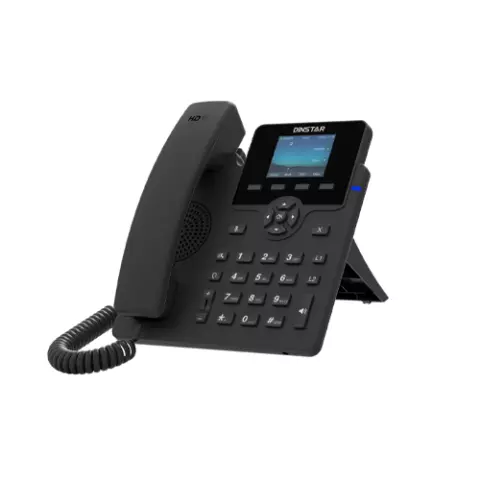 DINSTAR C62UP ENTRY LEVEL IP PHONE with POE & With Adapter