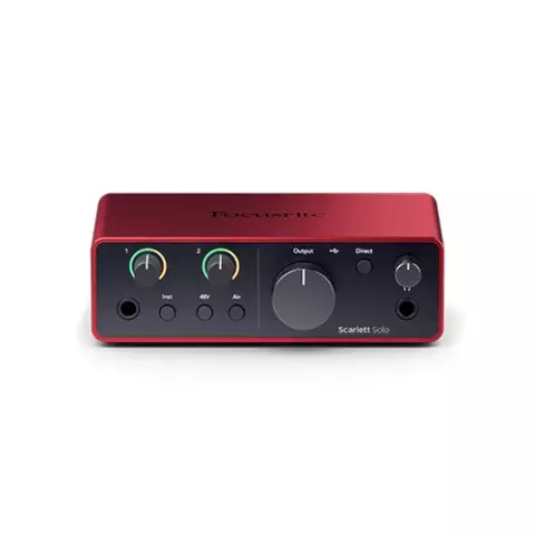 Focusrite Scarlett Solo 4th Gen Type-C Audio Interface
