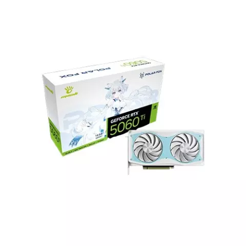 Manli Polar Fox GeForce RTX 5060 Ti OC 16GB GDDR7 Graphics Card