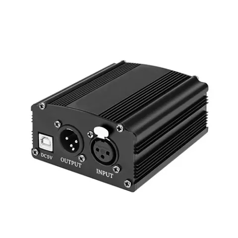 Phantom Power 48V Microphone Condenser Power Supply