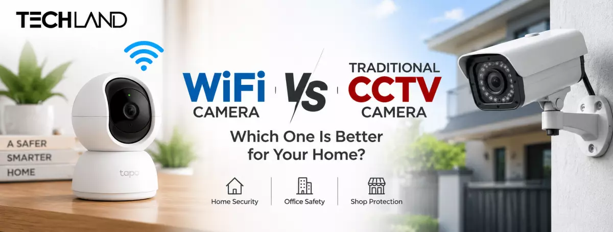 Difference Between a wifi Camera and a Traditional CCTV Camera