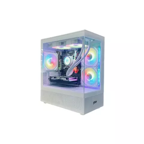 Virtu H50W Gold Gaming Case (White)