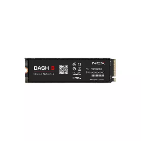 NCX Dash 3 256GB PCIe Gen 3.0 NVMe SSD with HMB Cache