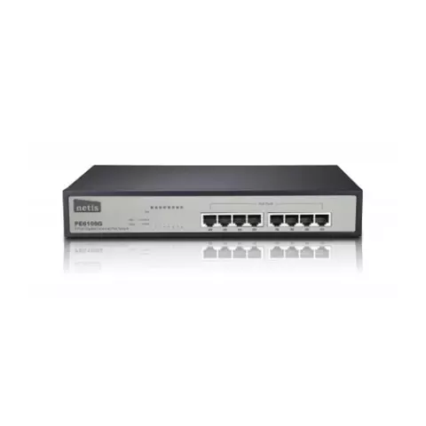 Netis PE6108GH Gigabit 8 Port Ethernet PoE Switch