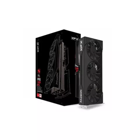 XFX Swift AMD Radeon RX 9060 XT OC Triple Fan GDDR6 16GB Gaming Edition Graphics Card (Black)