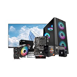 Amd Ryzen 5 5600 MSI A520M-A PRO Motherboard 16GB RAM 250GB SSD Gaming PC with RX 5500 XT Graphics