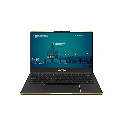 Avita Liber V14 Core i5 10th Gen 14-Inch Golden Matt Black Laptop
