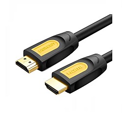 UGREEN HDMI MALE TO MALE 5 METER BLACK-YELLOW CABLE # 10167