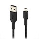 Belkin CAA002BT1MWH BOOST CHARGE Braided Lightning to USB-A iPhone Charging Cable