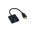 BASEUS CAHUB-AH01 HDMI 4K TO VGA WITH MICRO USB/AUX AUDIO 3.5MM MINI JACK CONVERTER