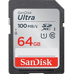 SanDisk 64GB Ultra SDXC UHS-I Class-10 Memory Card