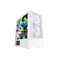 APTECH M211-E-WH ARGB GAMING CASE (WHITE)