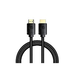 BASEUS 5M 8K HIGH DEFINITION SERIES HDMI TO HDMI BLACK ADAPTER CABLE