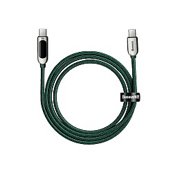 BASEUS GREEN CATSK-B06 FAST CHARGING DATA CABLE TYPE-C