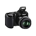 Nikon Coolpix L330 Compact Digital Camera (20.2 MP, 26x Optical Zoom) - Black