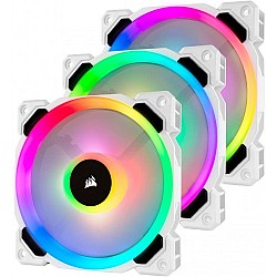 Corsair LL120 RGB 120mm Dual Light Loop Case Fan (White)
