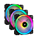 Corsair LL120 RGB 120mm Dual Light Loop RGB LED PWM Case Fan (Three Pack)