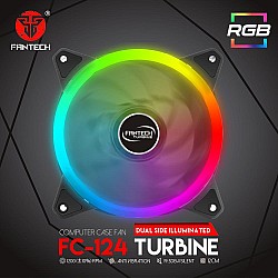 FANTECH FC124 TURBINE  RGB Computer Casing FAN