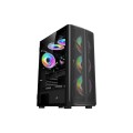 1STPLAYER FIREBASE X4 ATX/mATX GAMING CASE (BLACK)