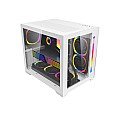 1ST PLAYER SP7 M-ATX Gaming Case (White)