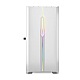 Aigo DarkFlash DLM23 Mini Tower Tempered Glass Micro-ATX Case (White)