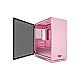 Aigo DarkFlash DLM22 Mini Tower Tempered Glass Micro-ATX Case (Pink)