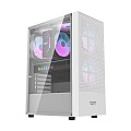 AIGO DARKFLASH A290 TEMPERED GLASS ATX CASE (WHITE)