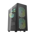 AIGO DARKFLASH DK360 TEMPERED GLASS ATX CASE (BLACK)