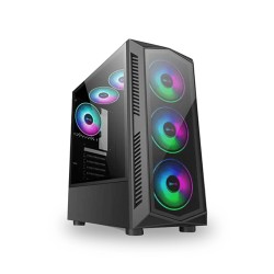 EVOLUR RO6 Glass Mid Tower RGB Gaming Case