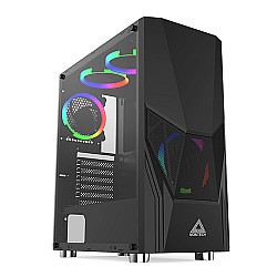 Montech Fighter 500 ATX Mid-Tower Computer Gaming Case (black) 