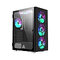 Montech X3 Glass High Airflow ATX Mid Tower Gaming Case (Black )
