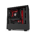 NZXT H510 COMPACT MID TOWER CASE (Black/Red)