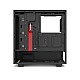 NZXT H510i Compact Mid-Tower RGB Gaming Case (Black/Red)